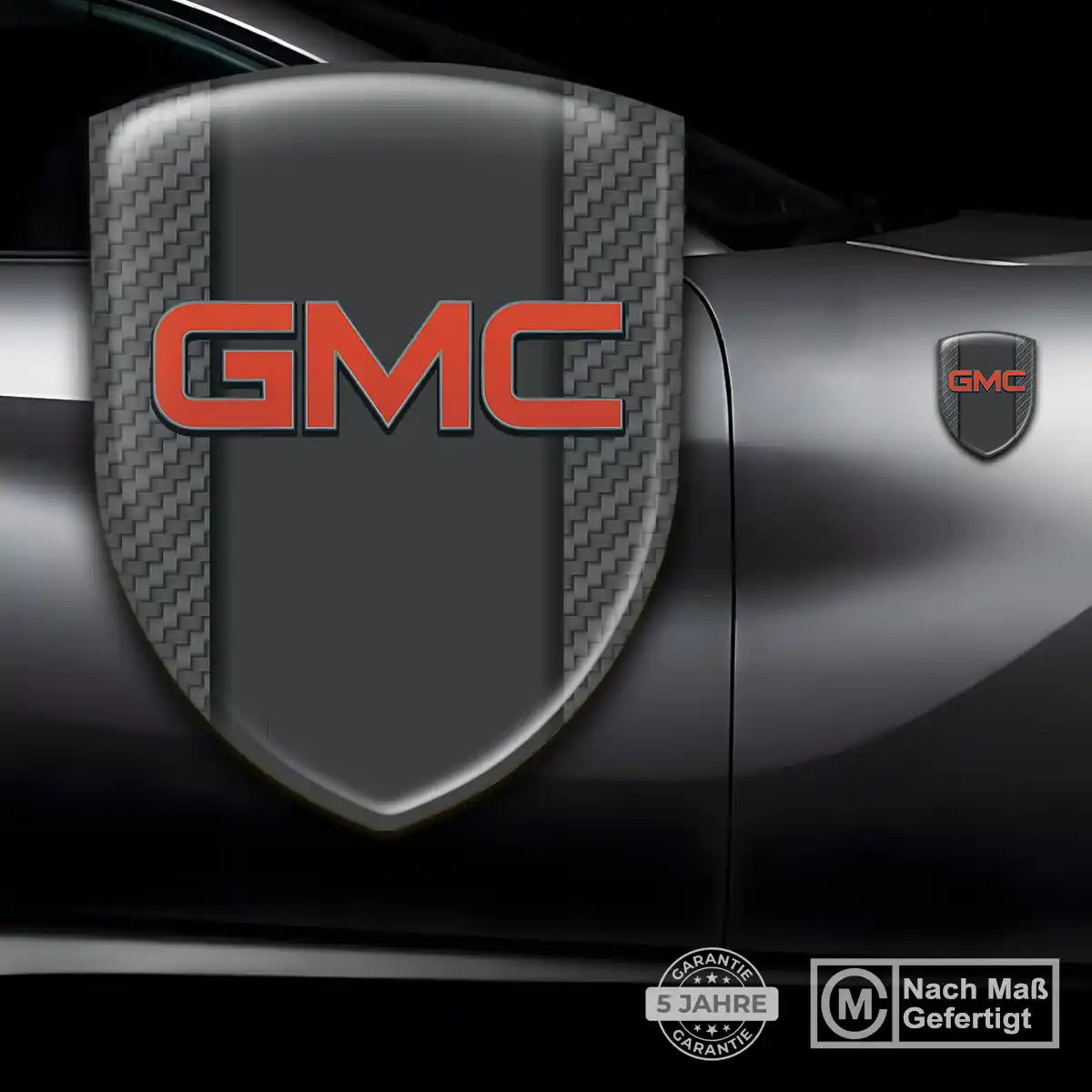 GMC Silikon Aufkleber Wappen Luxus-Edition