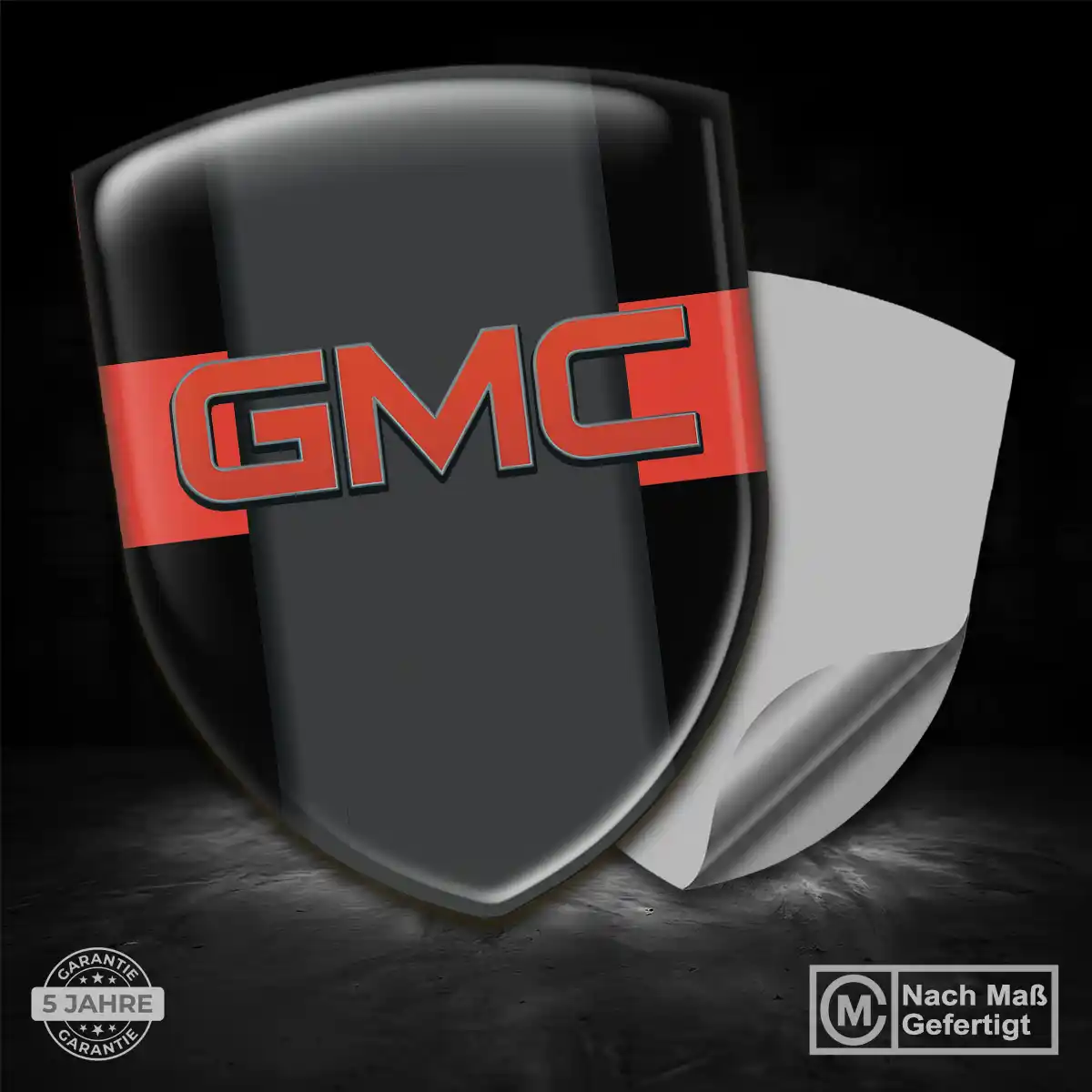 GMC Wappen Aufkleber Auto Edles Design