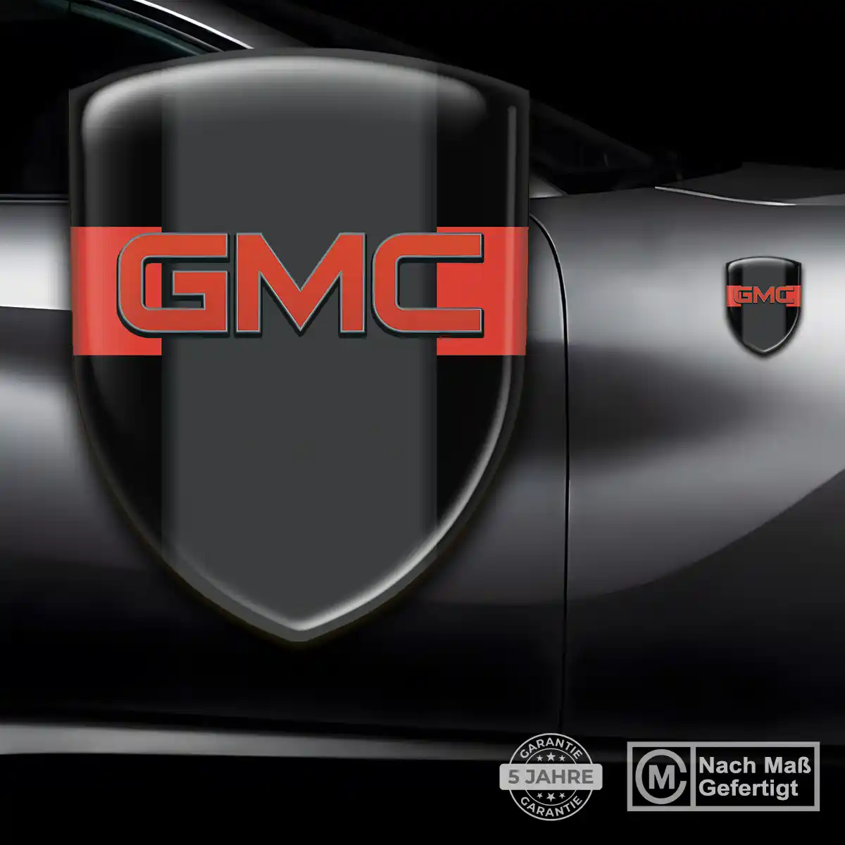 GMC Wappen Aufkleber Auto Edles Design