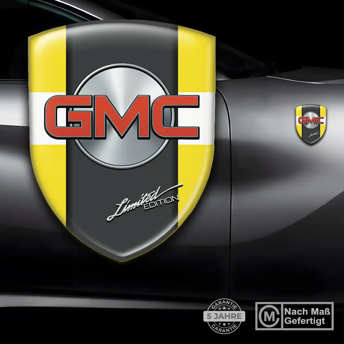 GMC Wappen Aufkleber Auto Elegantes Design