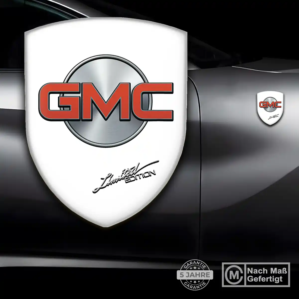 GMC Wappen Aufkleber Auto Markenedition
