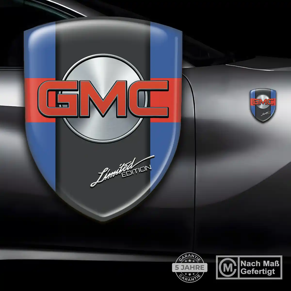 GMC Wappen Aufkleber Auto Premiumqualität