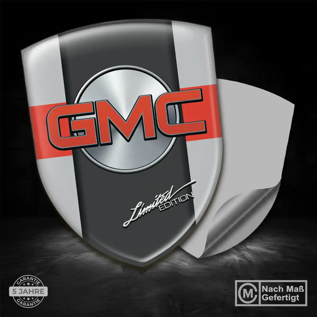 GMC Wappen Aufkleber Emblem Auto Exterieurdesign