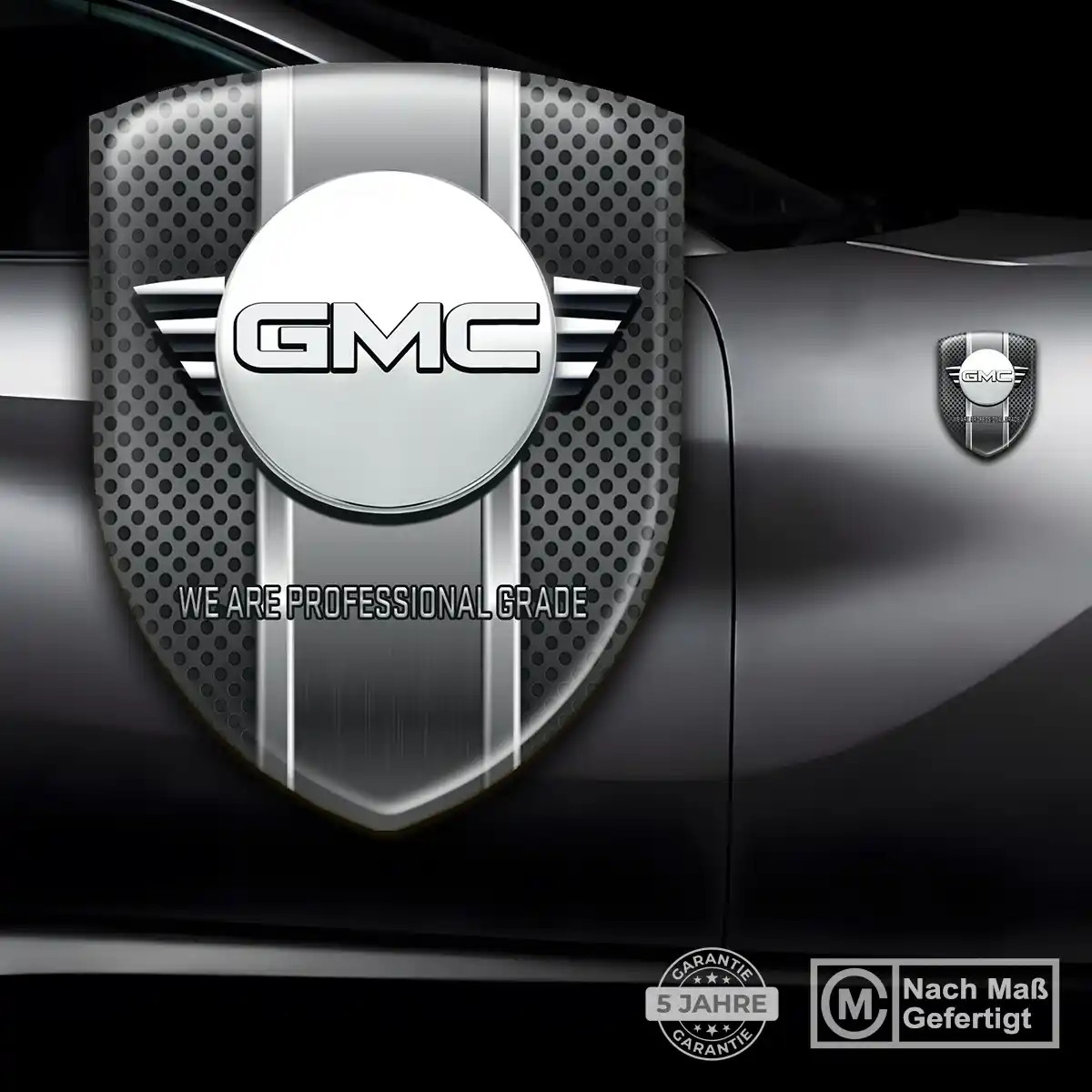 GMC Wappen Aufkleber Emblem Auto Premiumqualität