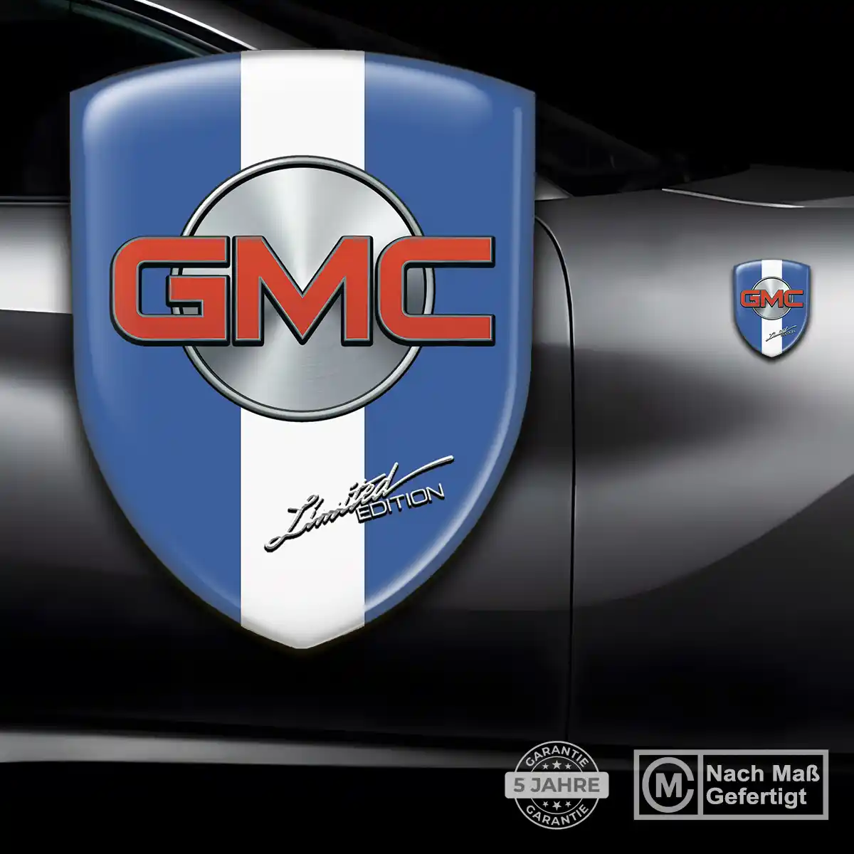 GMC Wappen Aufkleber Emblem Auto Stilvolles Design