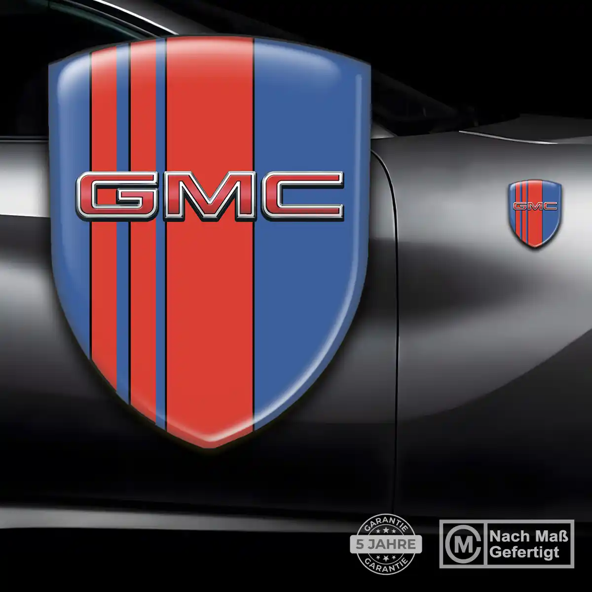 GMC Wappen Aufkleber Emblem Exterieurdesign