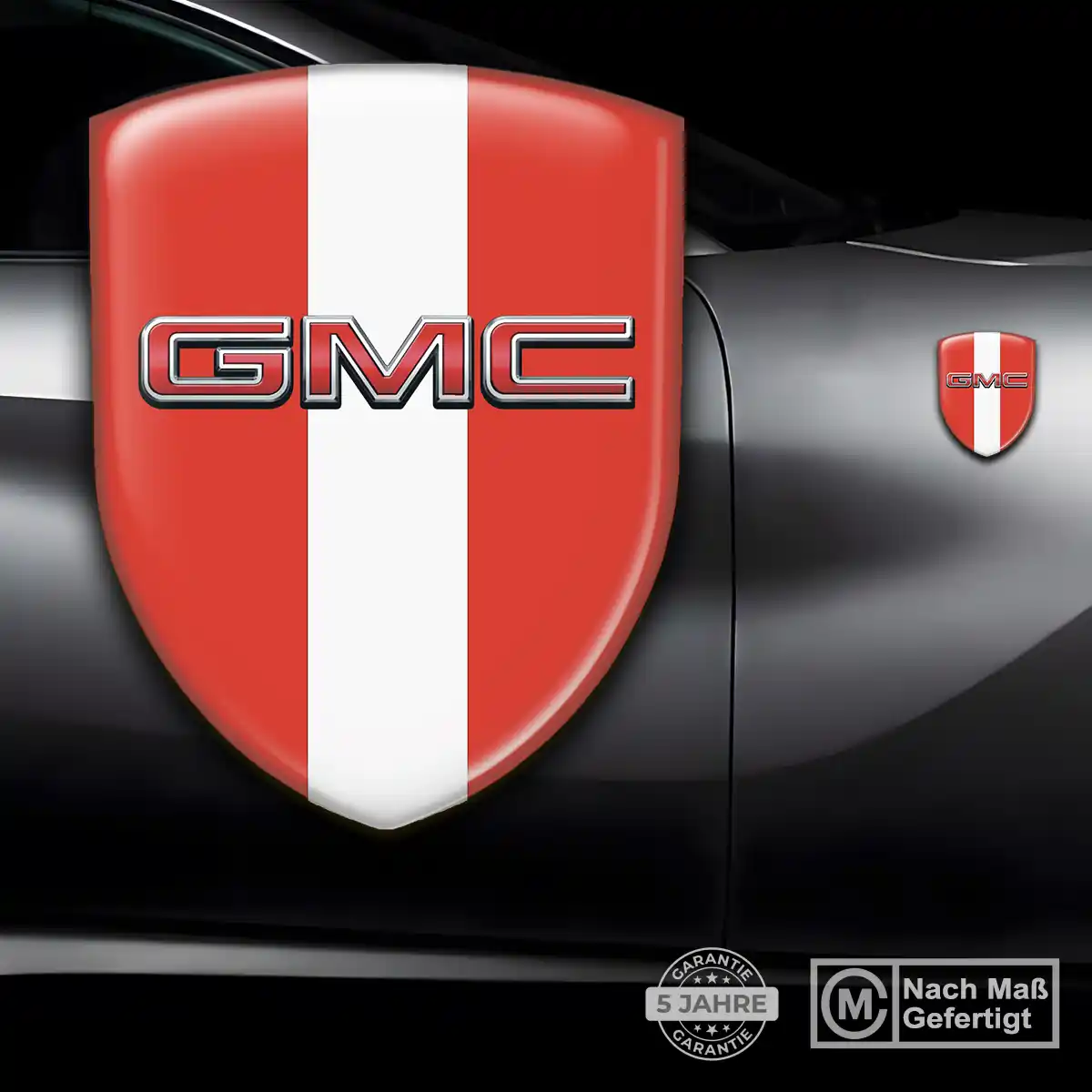 GMC Wappen Aufkleber Emblem Hohe Qualität