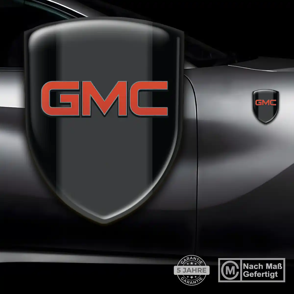 GMC Wappen Aufkleber Emblem Luxus-Edition