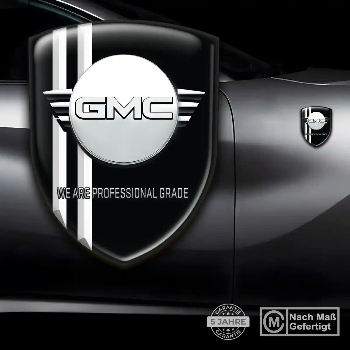 GMC Wappen Aufkleber Emblem Markenedition