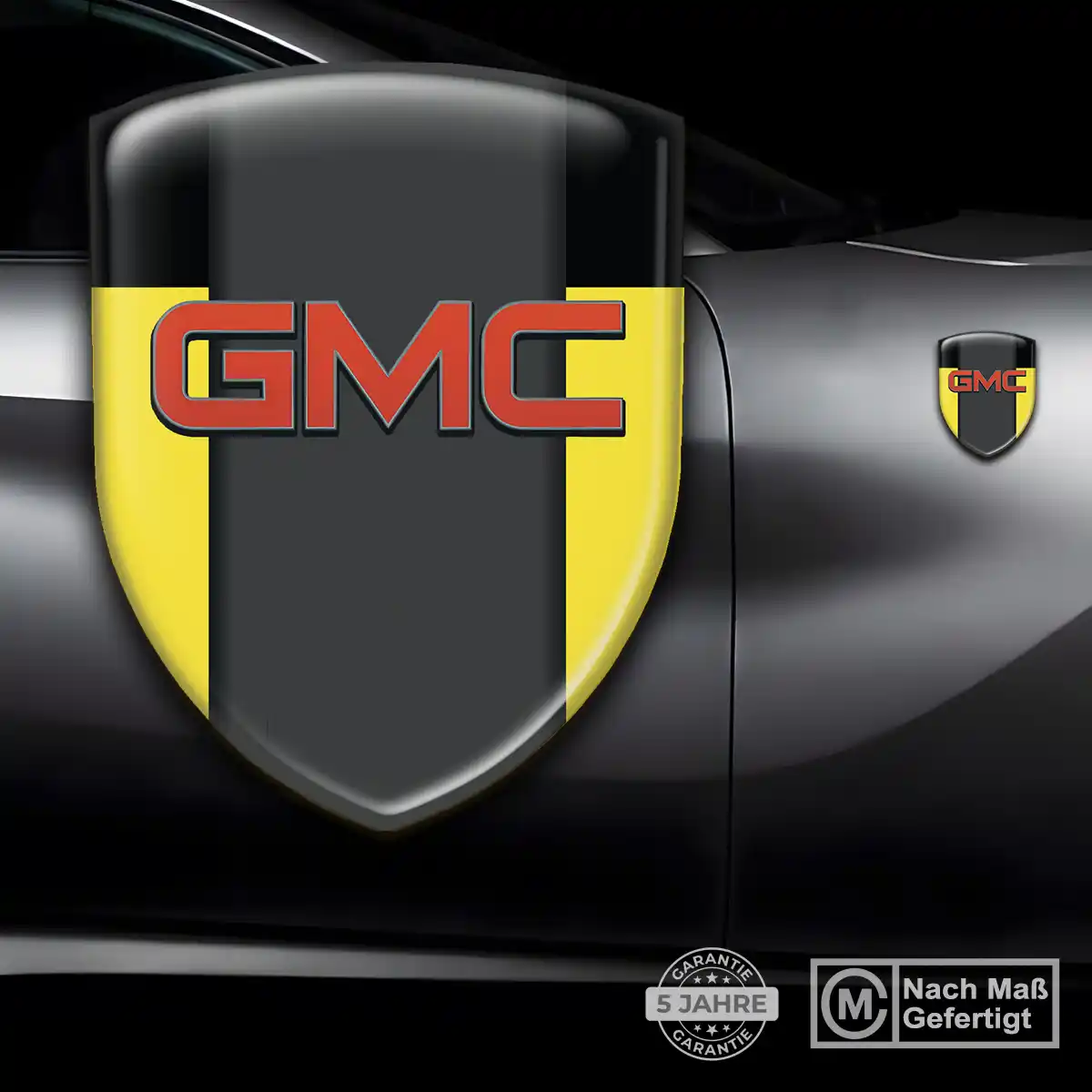 GMC Wappen Aufkleber Emblem Premium-Edition
