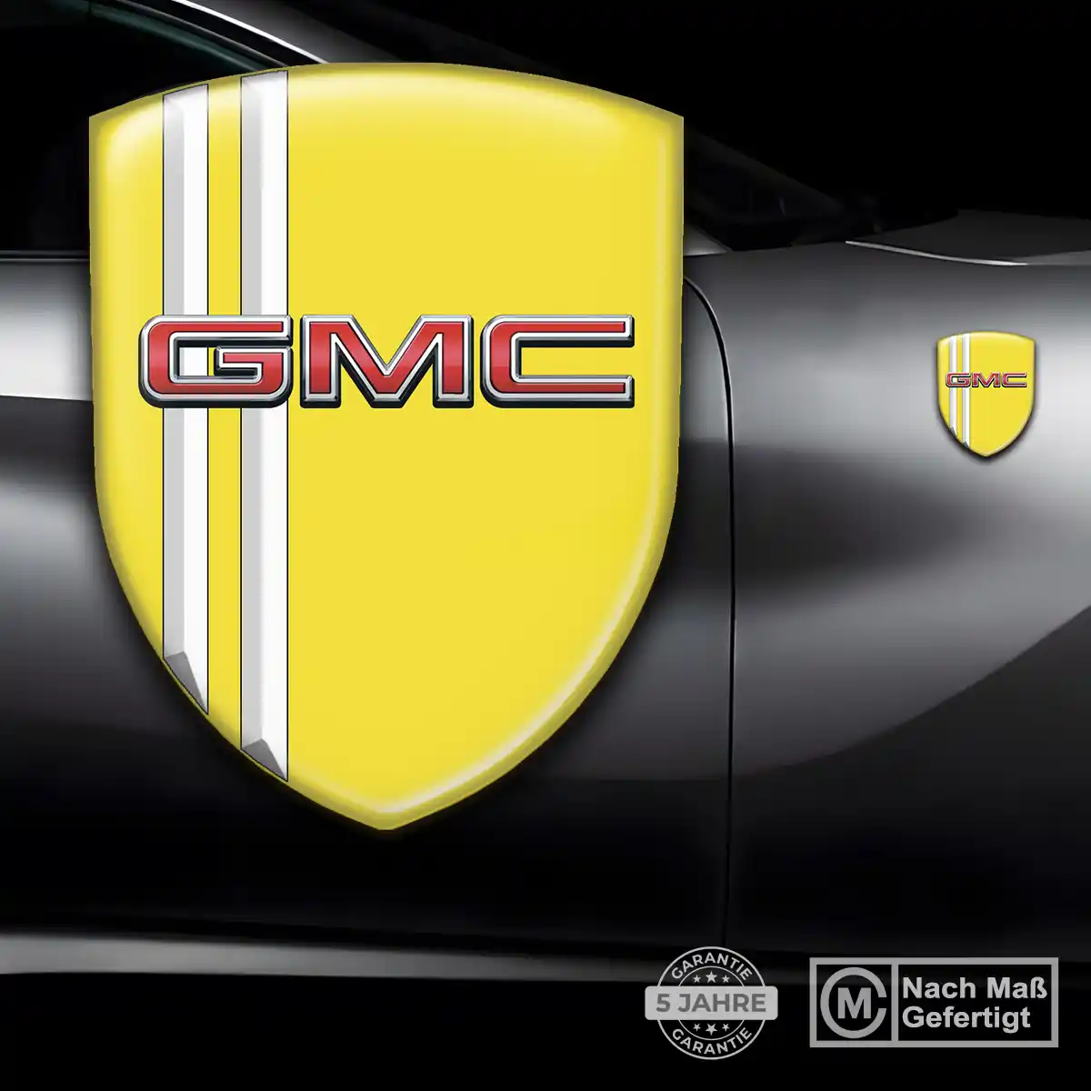 GMC Wappen Aufkleber Emblem Stilvolles Design