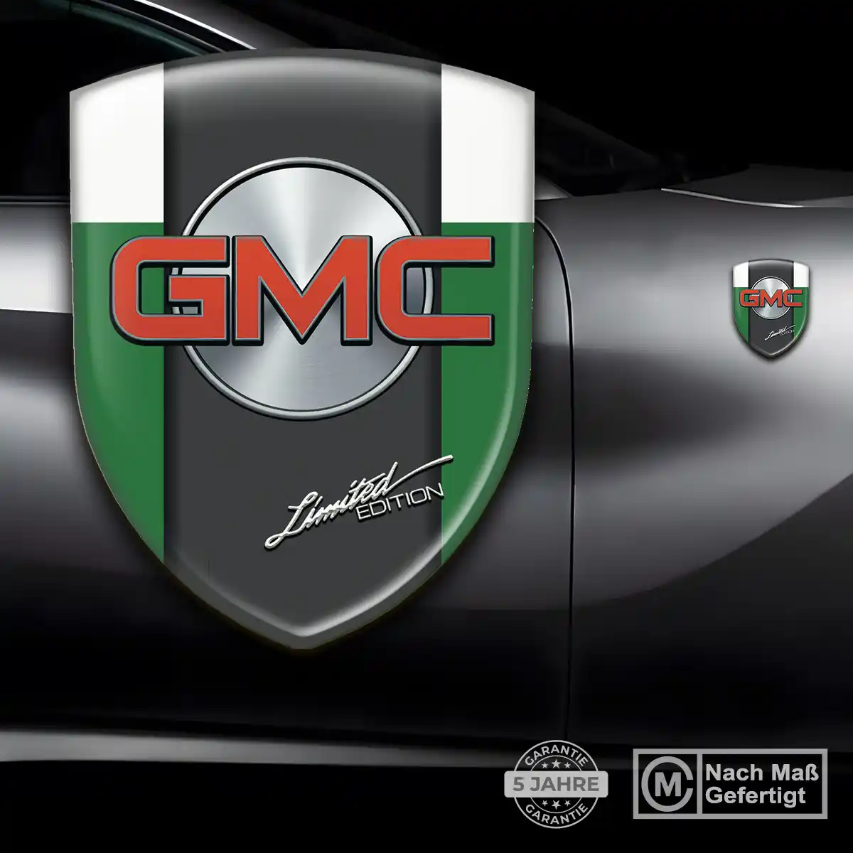 GMC Wappen Aufkleber Exterieurdesign