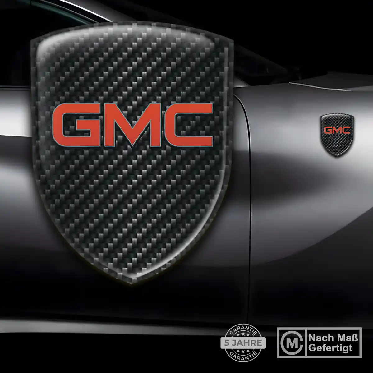 GMC Wappen Aufkleber Hochwertiges Harz