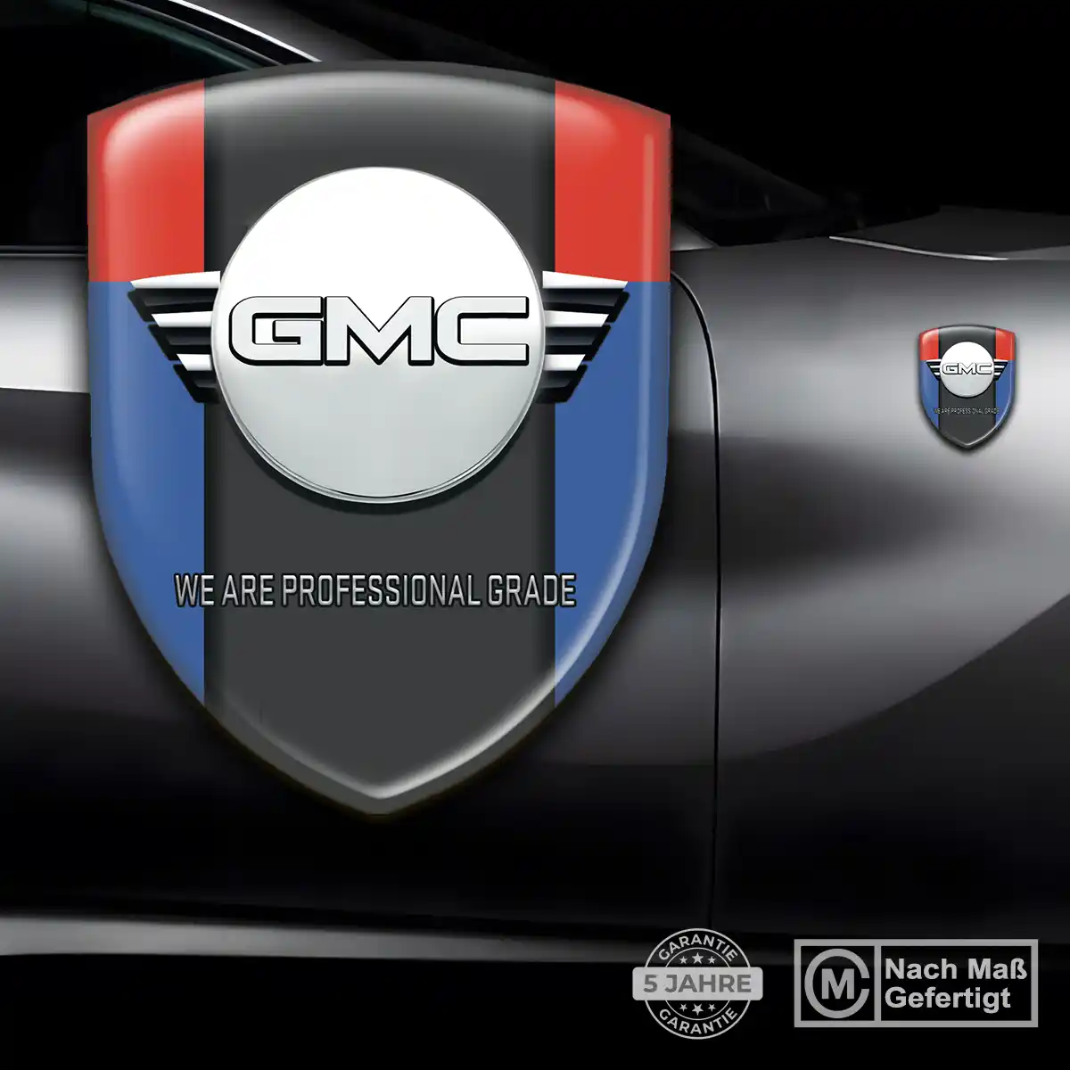 GMC Wappen Aufkleber Interieurdesign