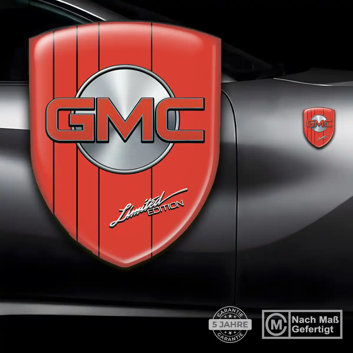 GMC Wappen Aufkleber Premium-Edition