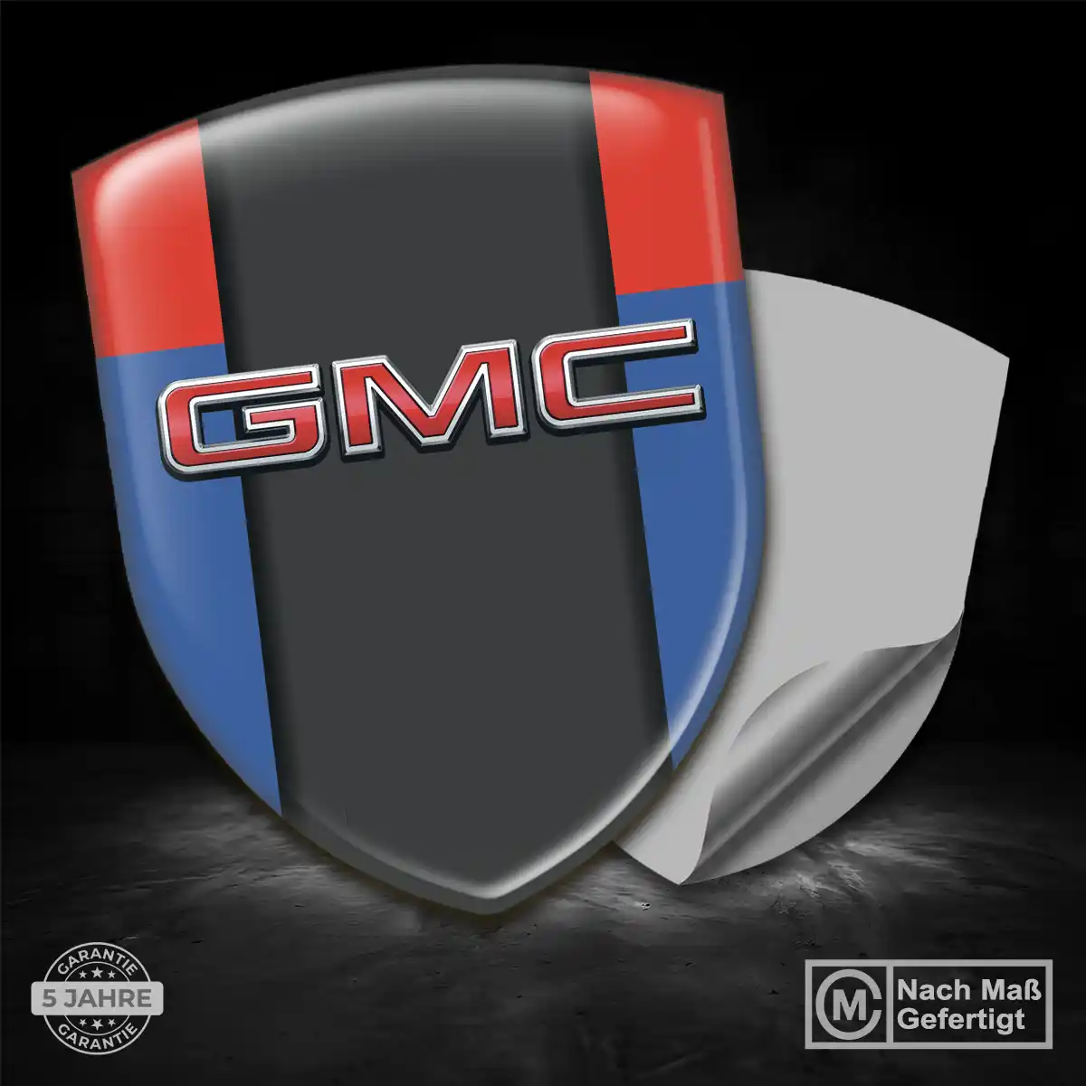 GMC Wappen Aufkleber Stilvolles Design