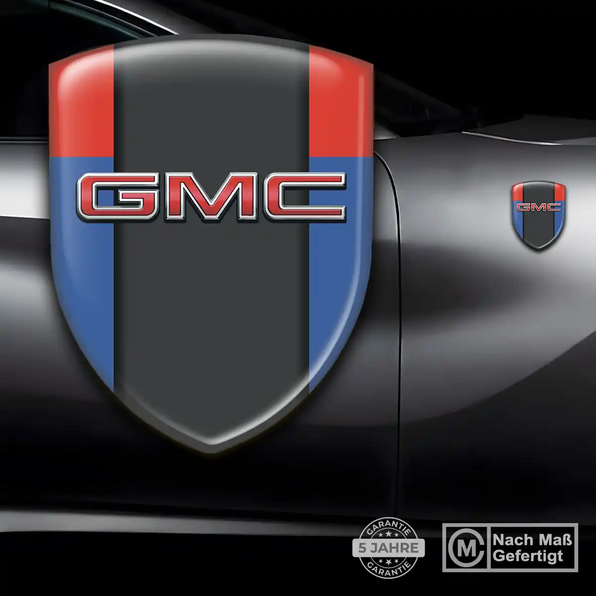 GMC Wappen Aufkleber Stilvolles Design