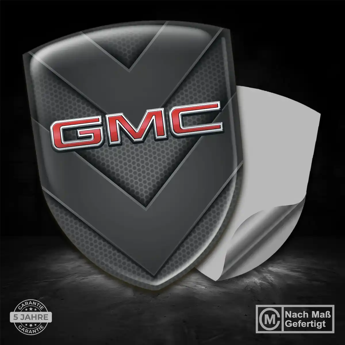 GMC Wappen Emblem Aufkleber Auto Exterieurdesign