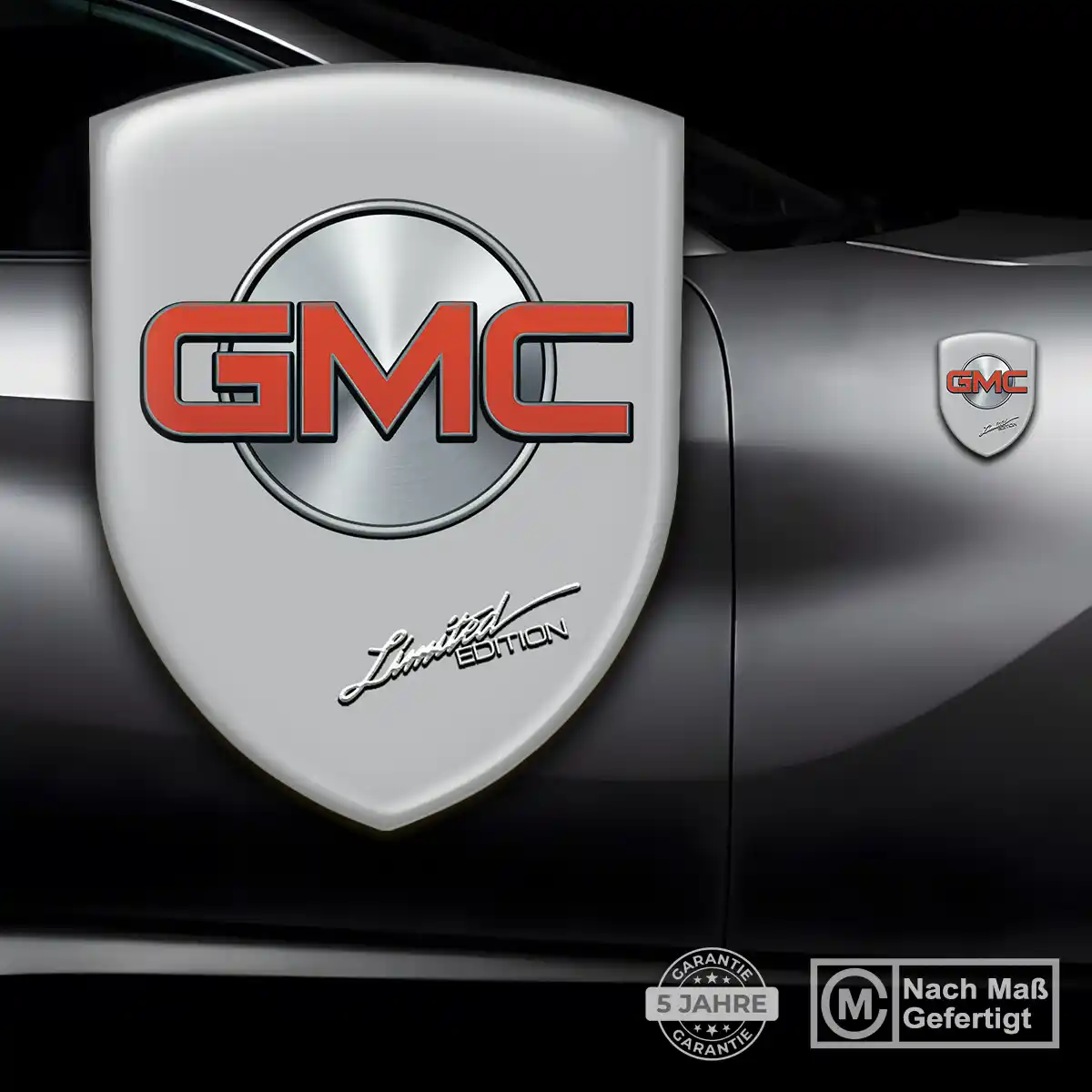 GMC Wappen Emblem Aufkleber Auto Limitierte Auflage