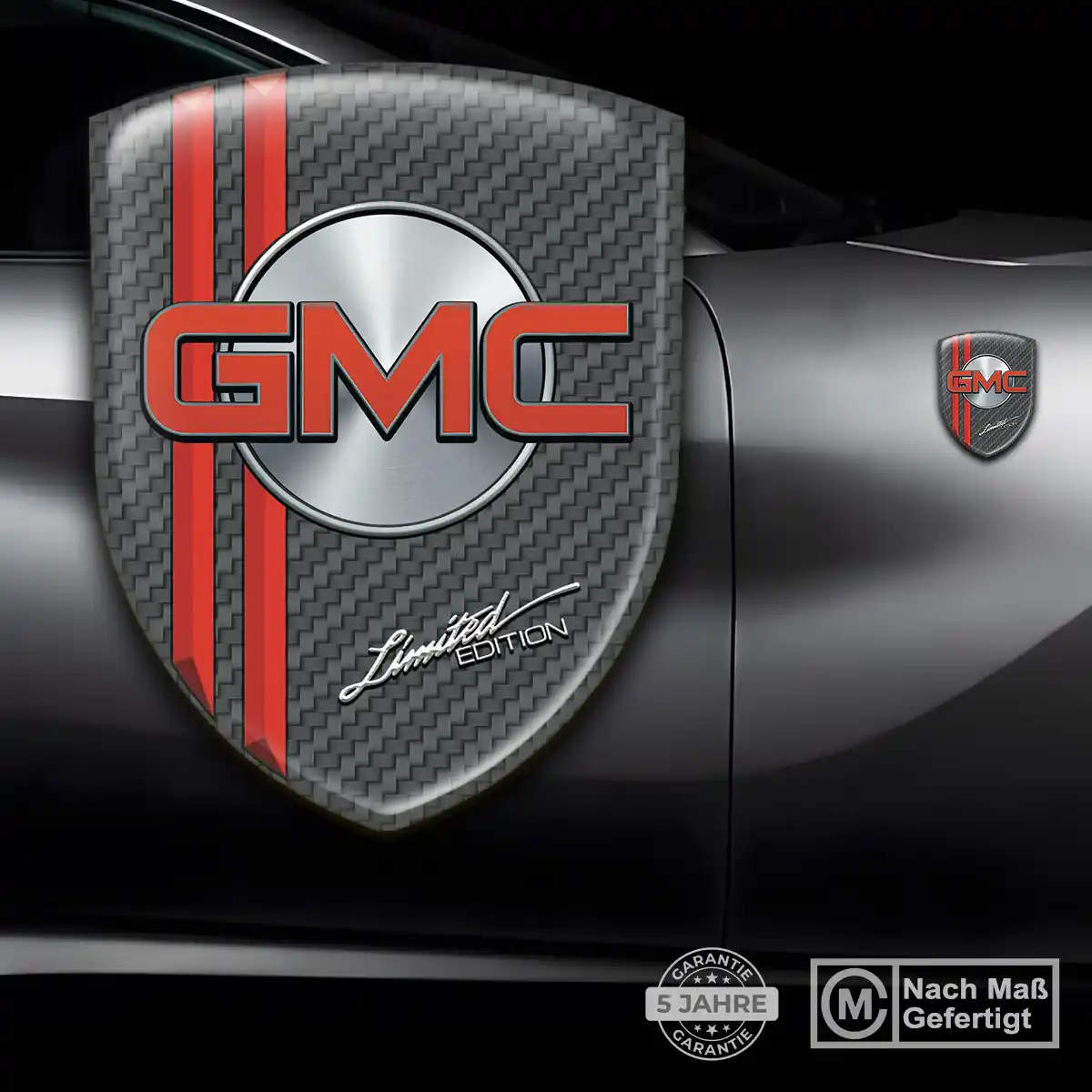 GMC Wappen Emblem Aufkleber Auto Luxus-Edition