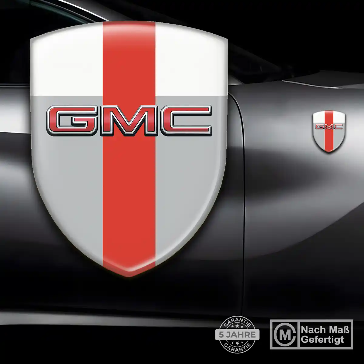 GMC Wappen Emblem Aufkleber Auto Markenedition