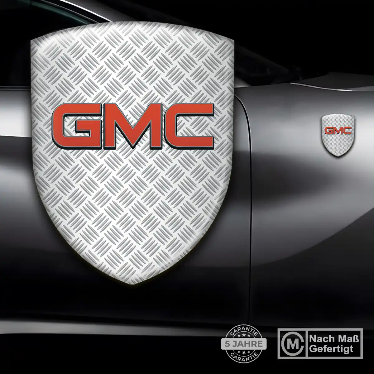 GMC Wappen Emblem Aufkleber Auto Premiumqualität