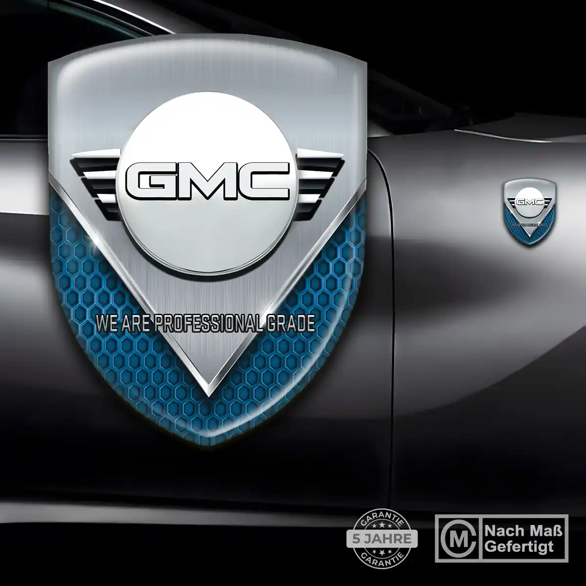 GMC Wappen Emblem Aufkleber Auto Stilvolles Design