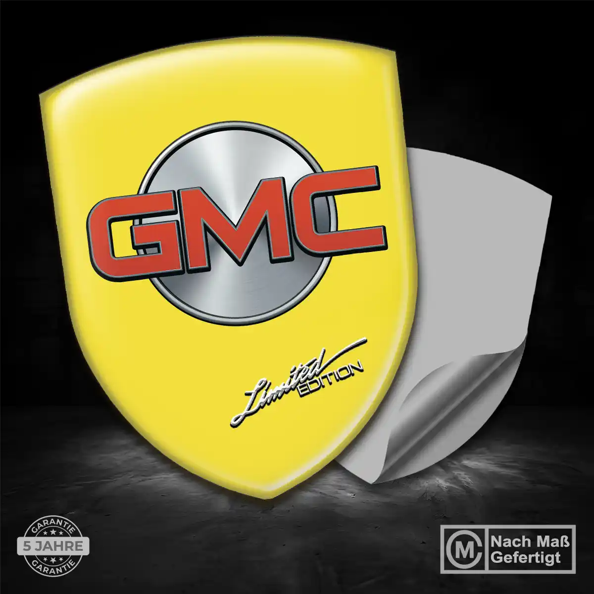 GMC Wappen Emblem Aufkleber Exterieurdesign