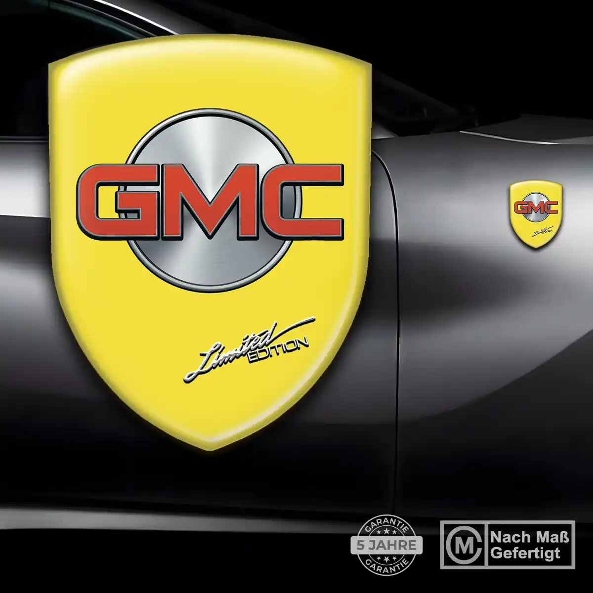 GMC Wappen Emblem Aufkleber Exterieurdesign