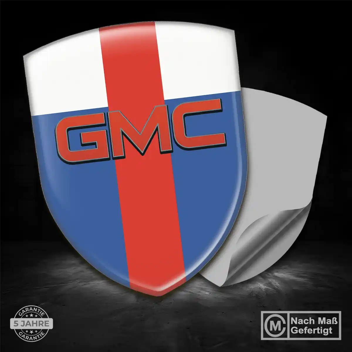 GMC Wappen Emblem Aufkleber Hohe Qualität