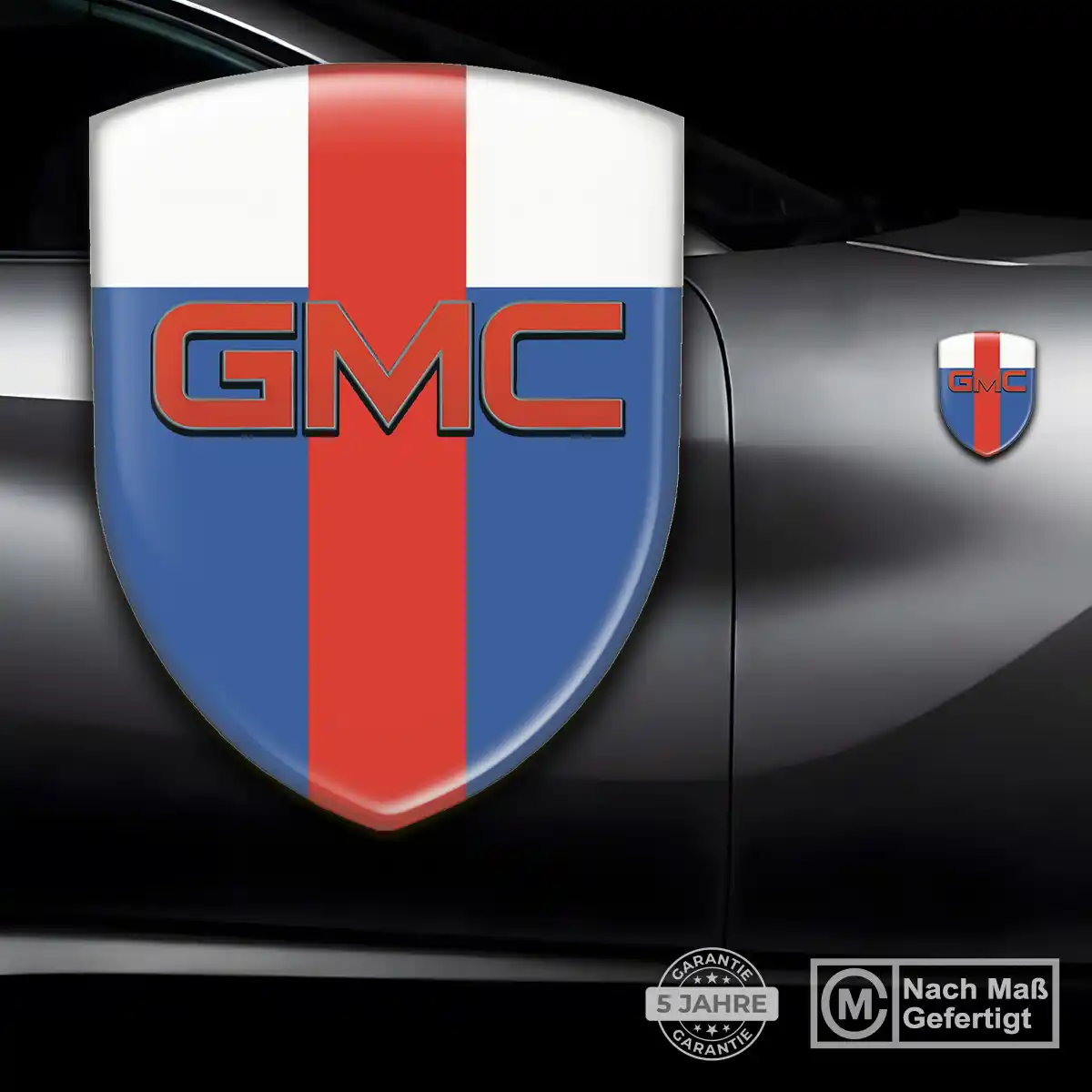GMC Wappen Emblem Aufkleber Hohe Qualität