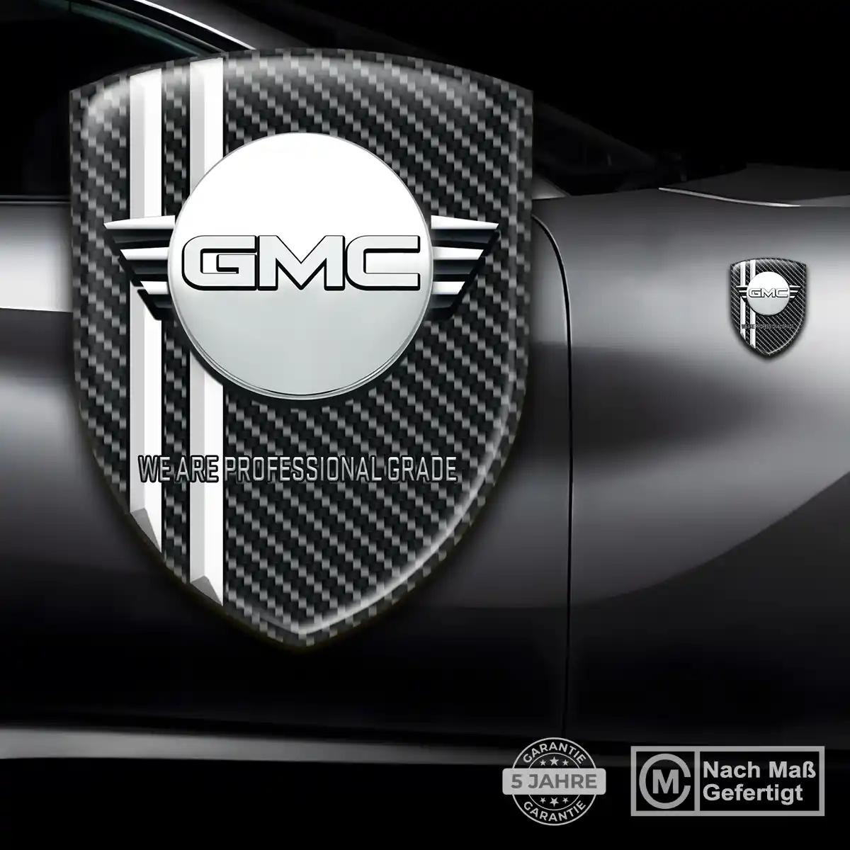 GMC Wappen Emblem Aufkleber Luxus-Edition