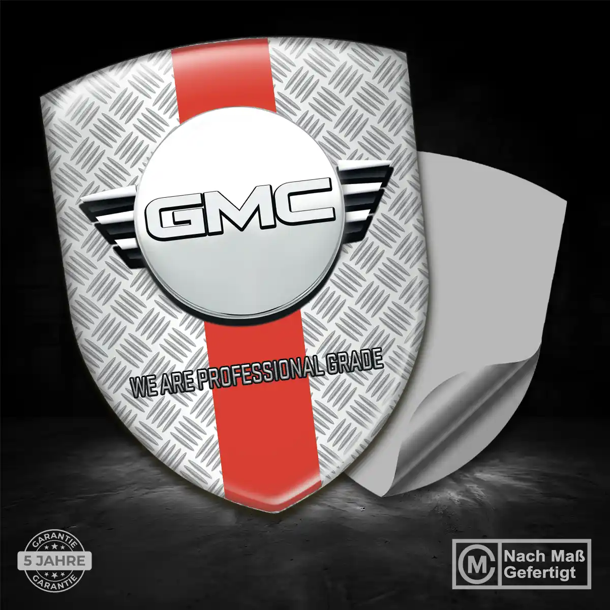 GMC Wappen Emblem Aufkleber Premium-Edition