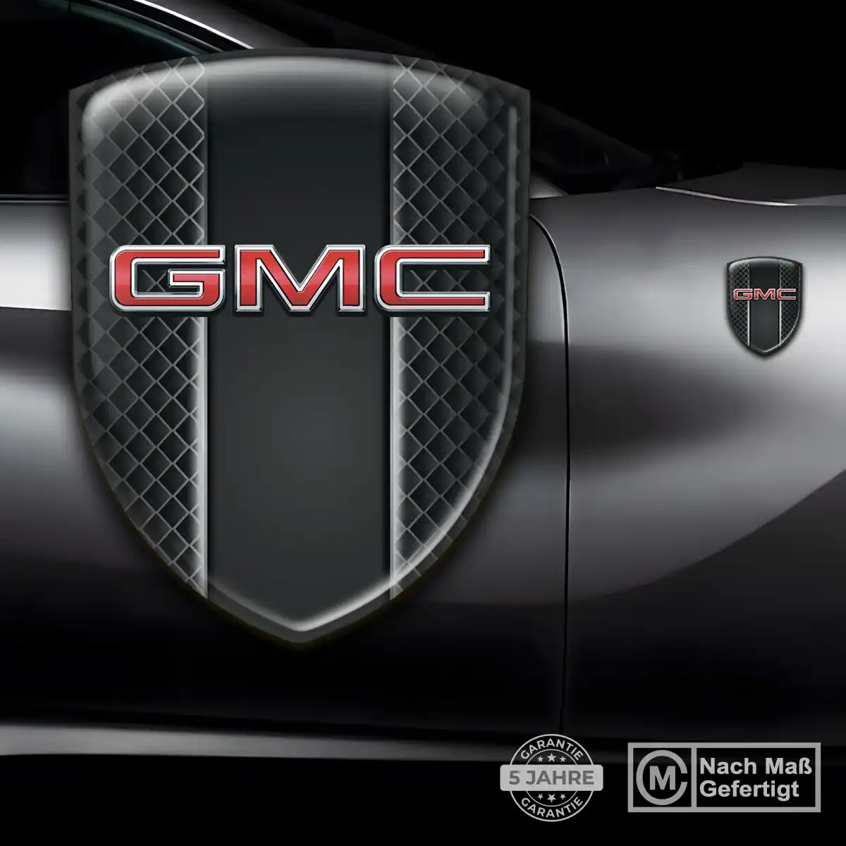 GMC Wappen Emblem Aufkleber Premiumqualität