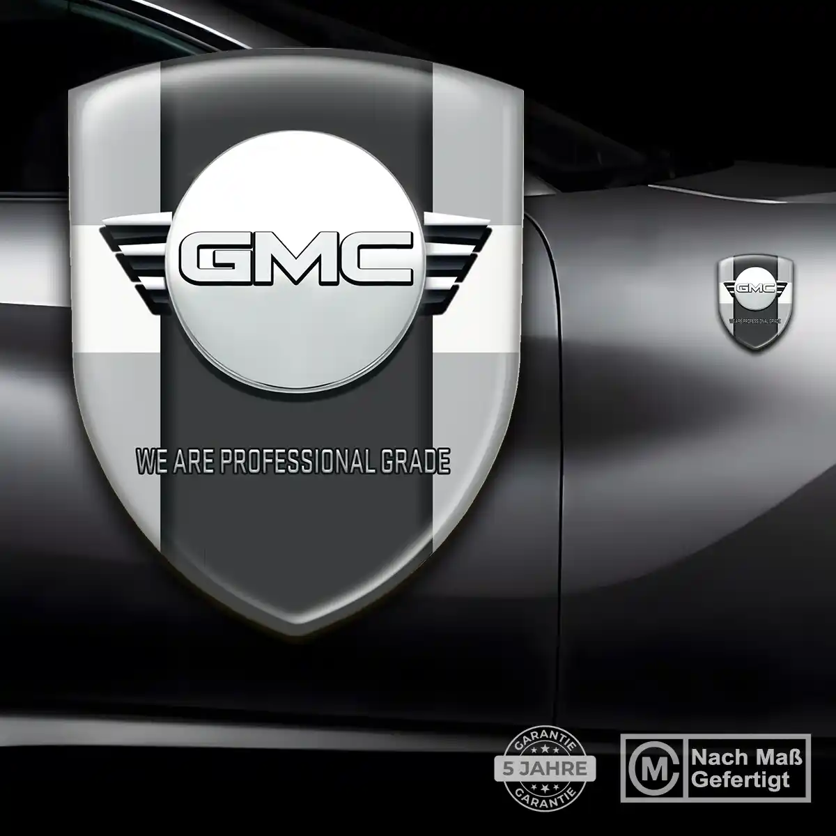 GMC Wappen Emblem Aufkleber Stilvolles Design