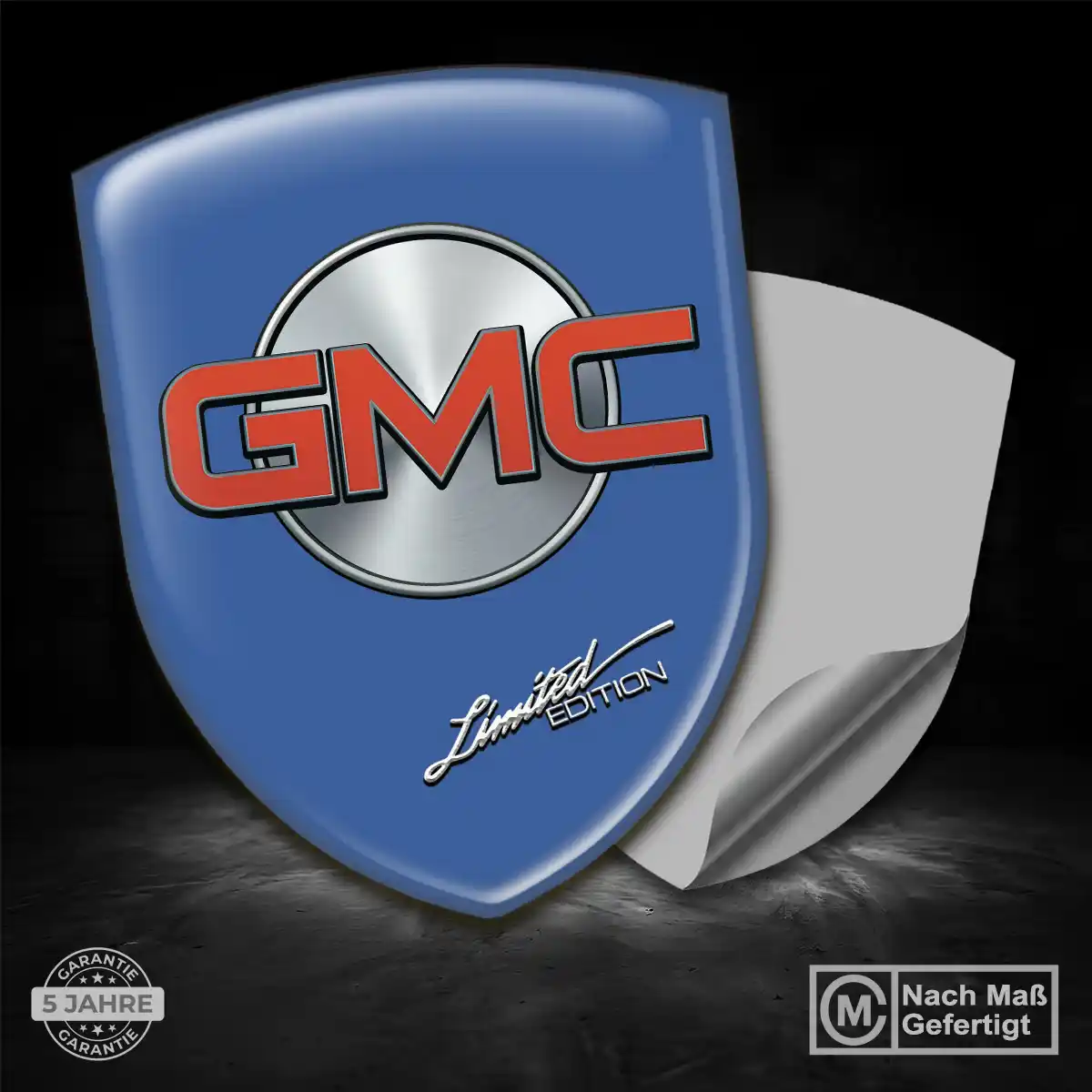 GMC Wappen Emblem Aufkleber Tuningfahrzeug