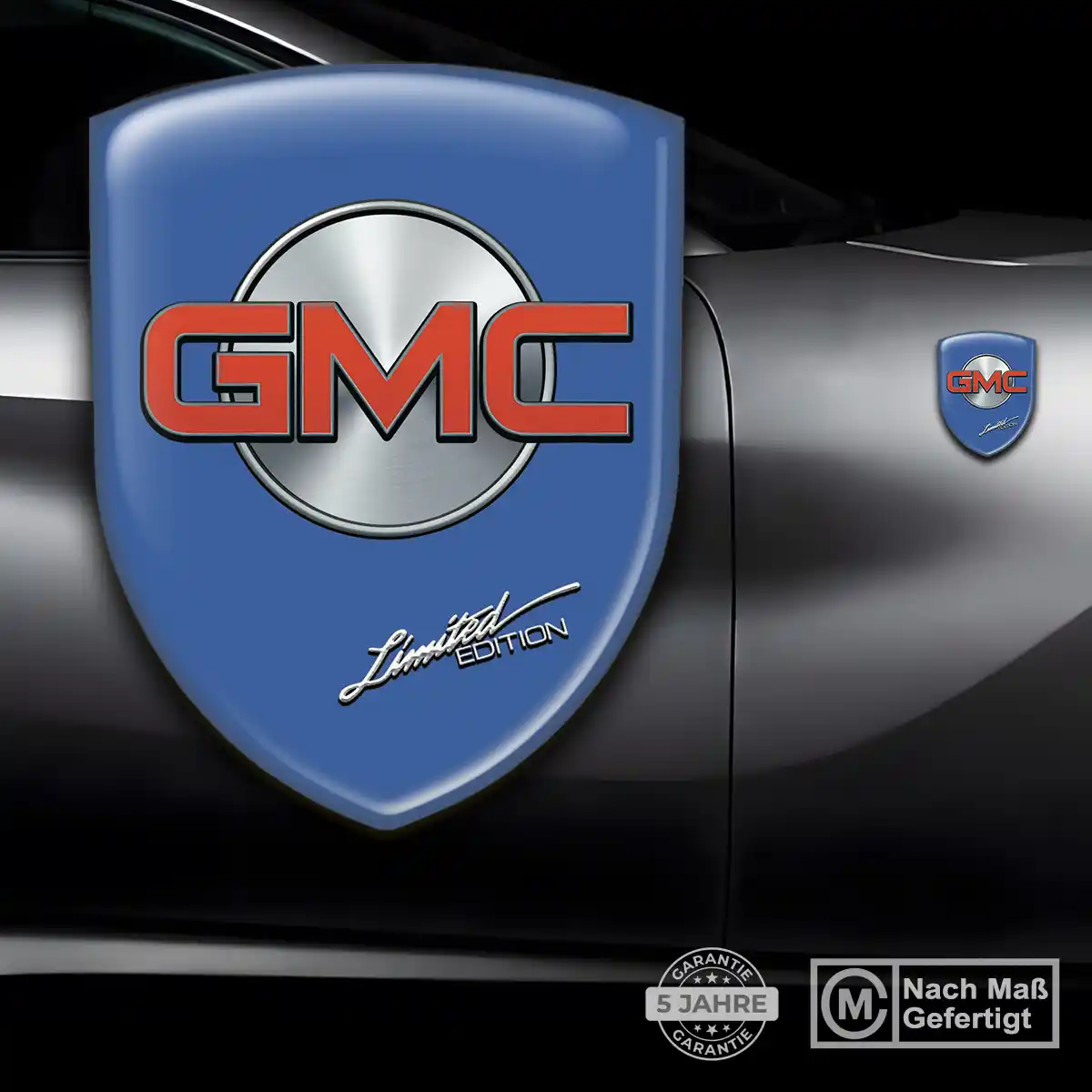 GMC Wappen Emblem Aufkleber Tuningfahrzeug