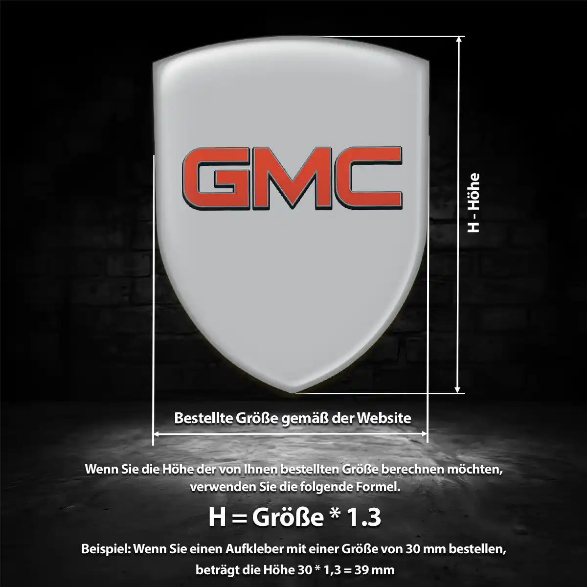 GMC Wappen Emblem Auto Elegantes Design