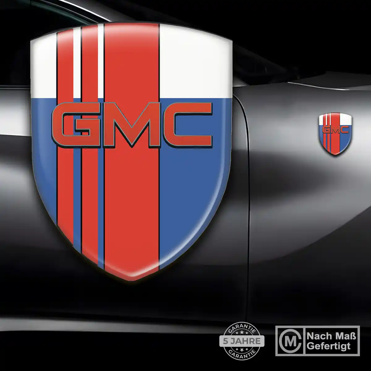 GMC Wappen Emblem Auto Exterieurdesign