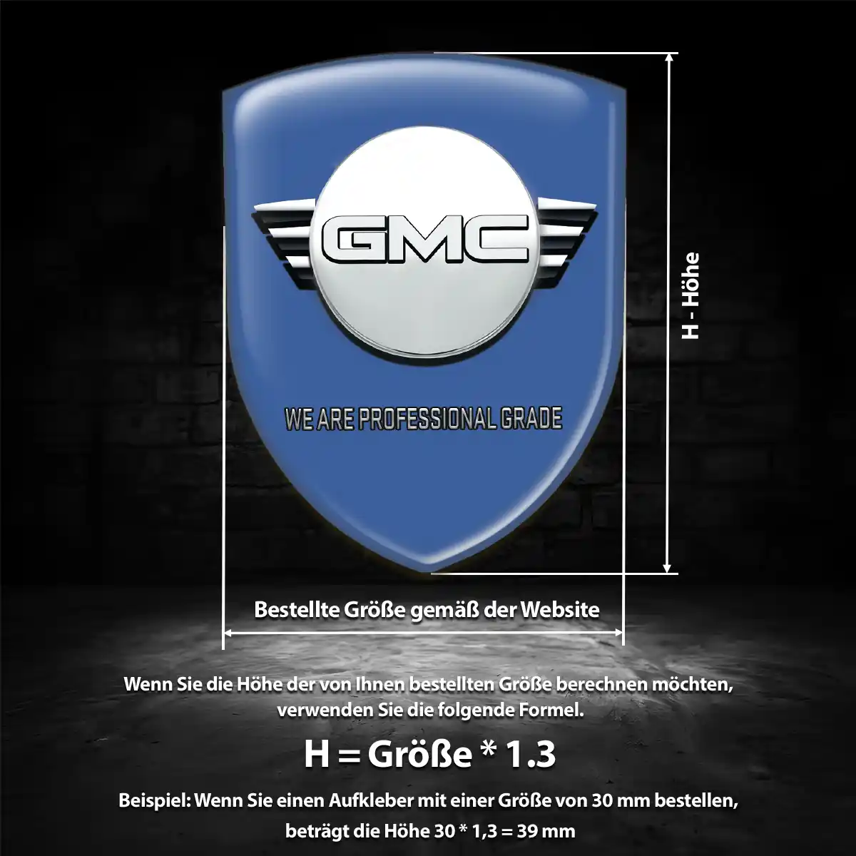 GMC Wappen Emblem Auto Luxus-Edition