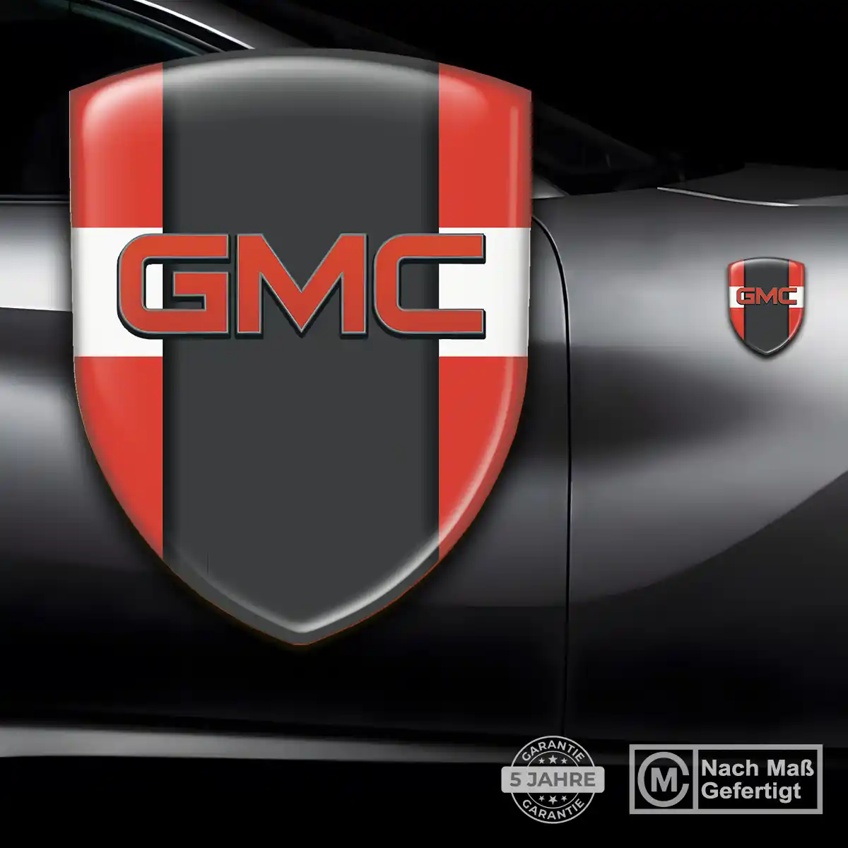 GMC Wappen Emblem Auto Premium-Edition