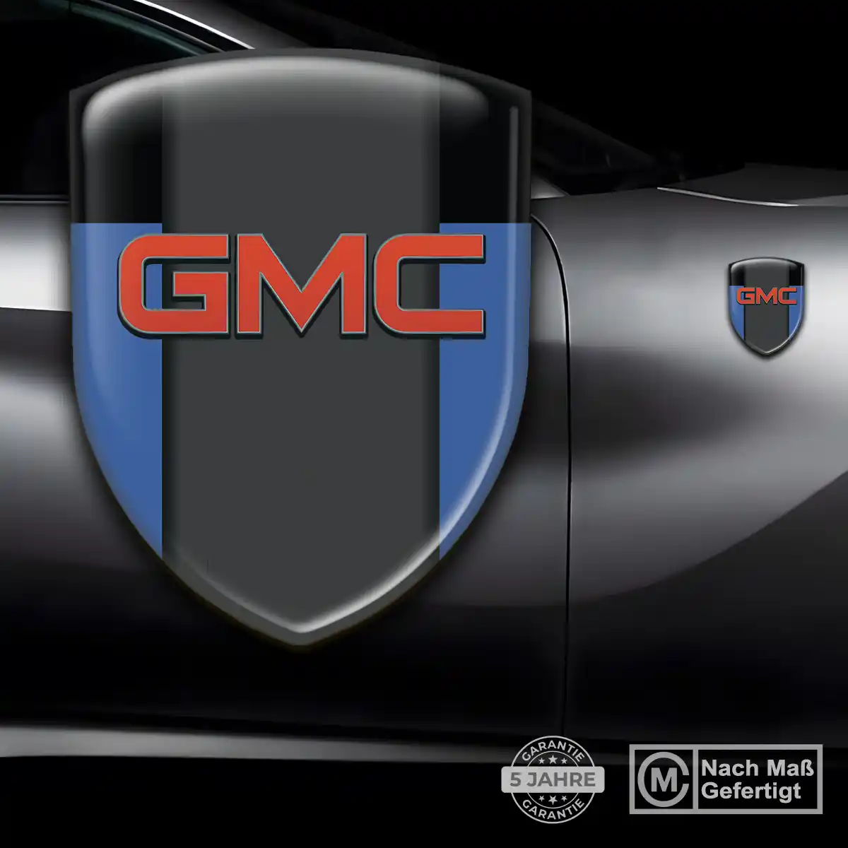 GMC Wappen Emblem Stilvolles Design
