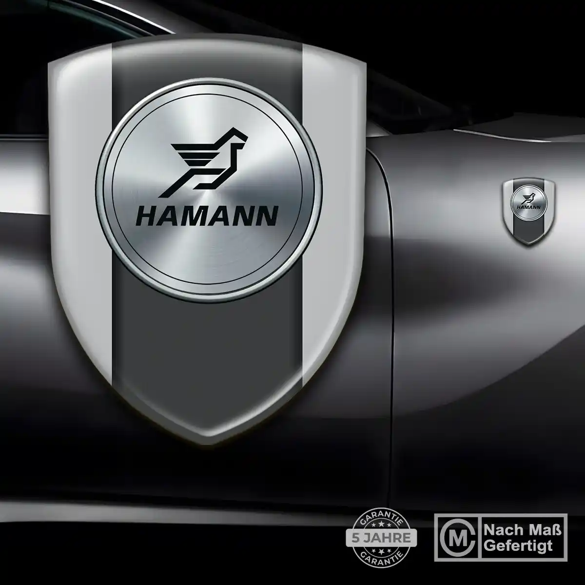 Hamann 3D Gel Aufkleber Auto Edles Design