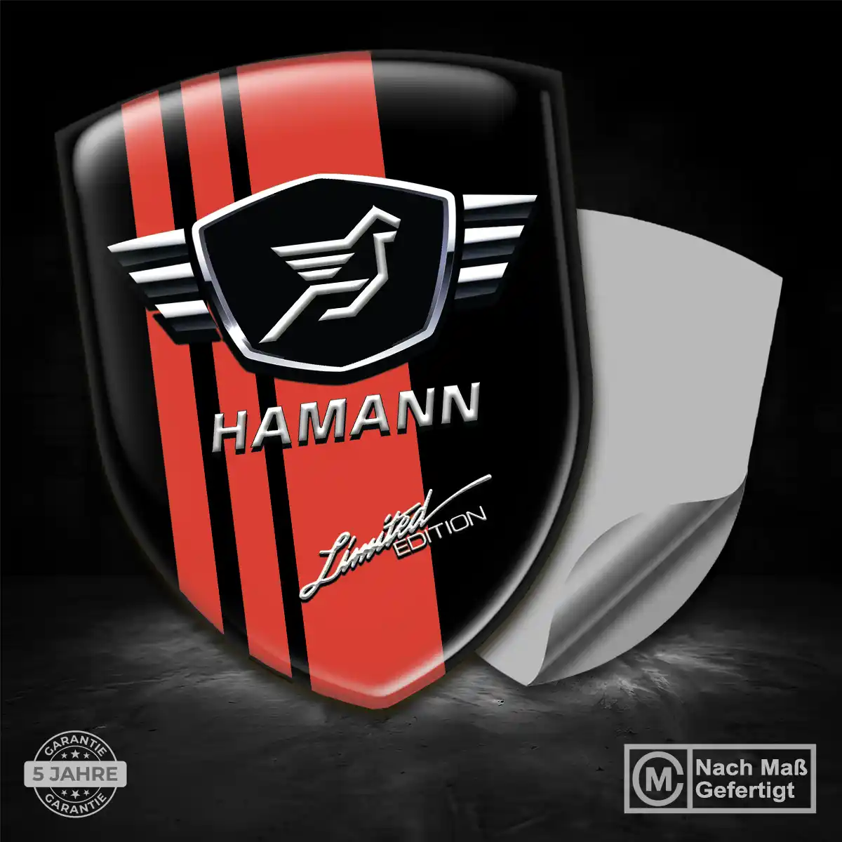 Hamann 3D Gel Aufkleber Auto Erstklassige Qualität