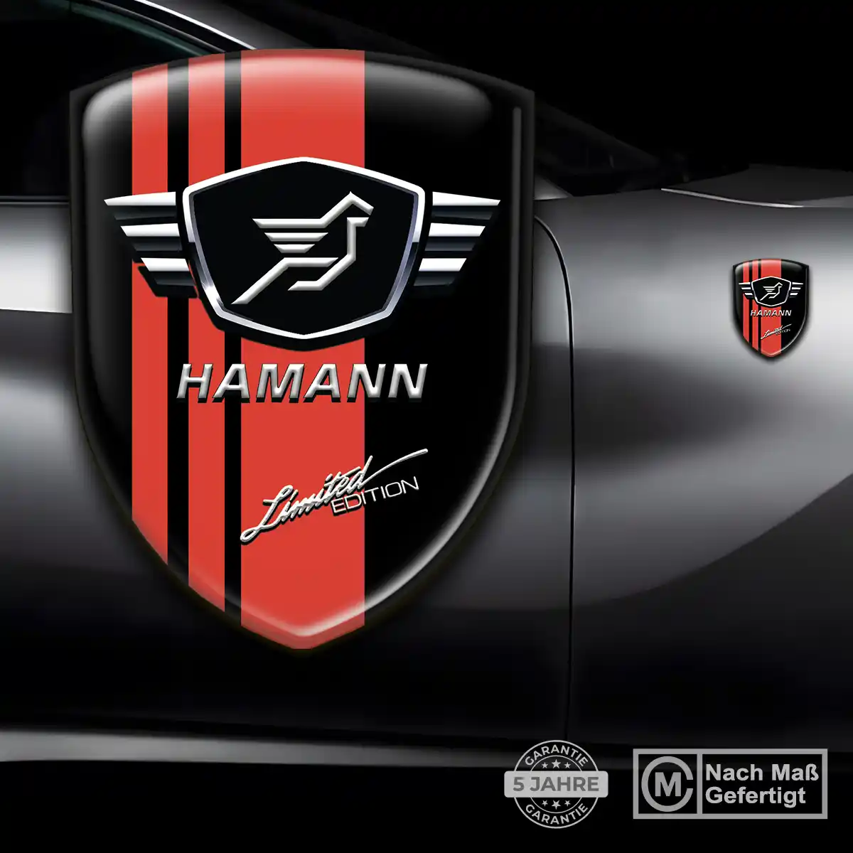 Hamann 3D Gel Aufkleber Auto Erstklassige Qualität