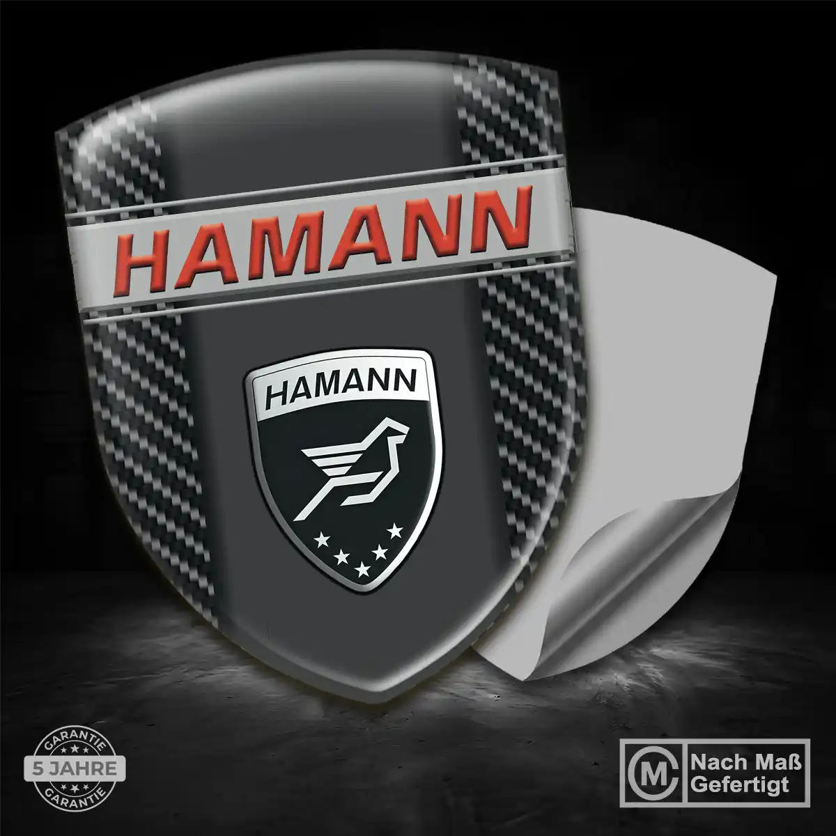 Hamann 3D Gel Aufkleber Auto Limitierte Auflage
