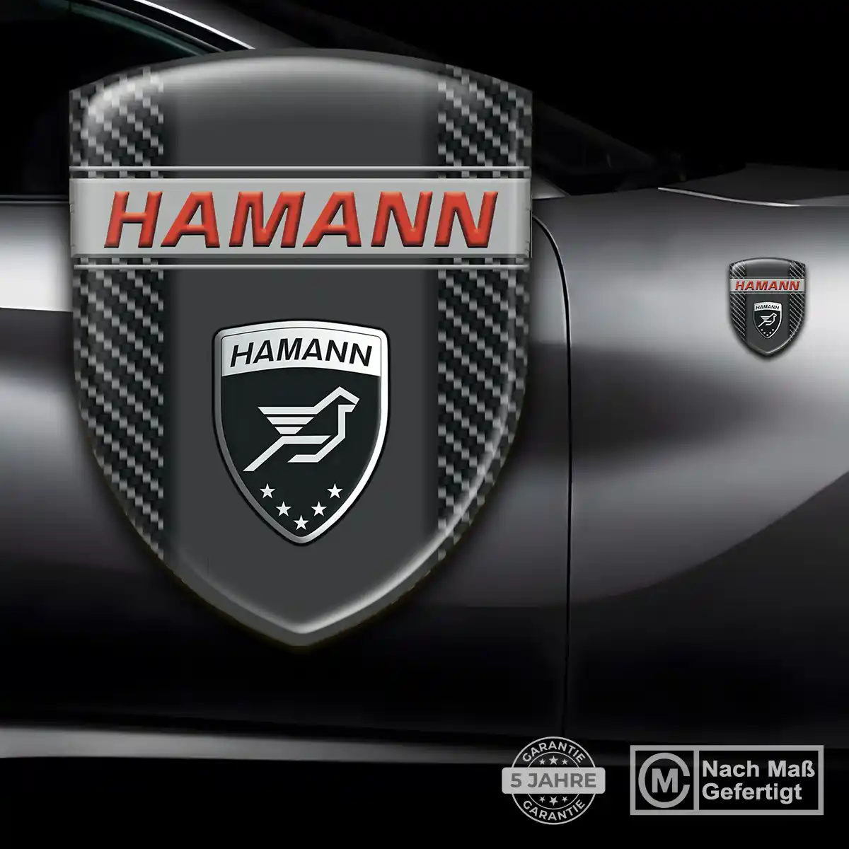 Hamann 3D Gel Aufkleber Auto Limitierte Auflage