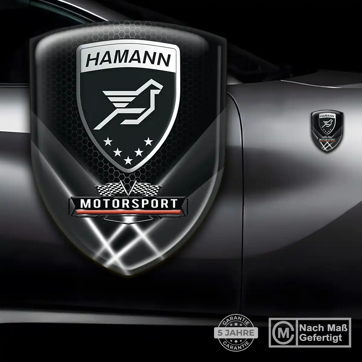 Hamann 3D Gel Aufkleber Auto Tuningfahrzeug