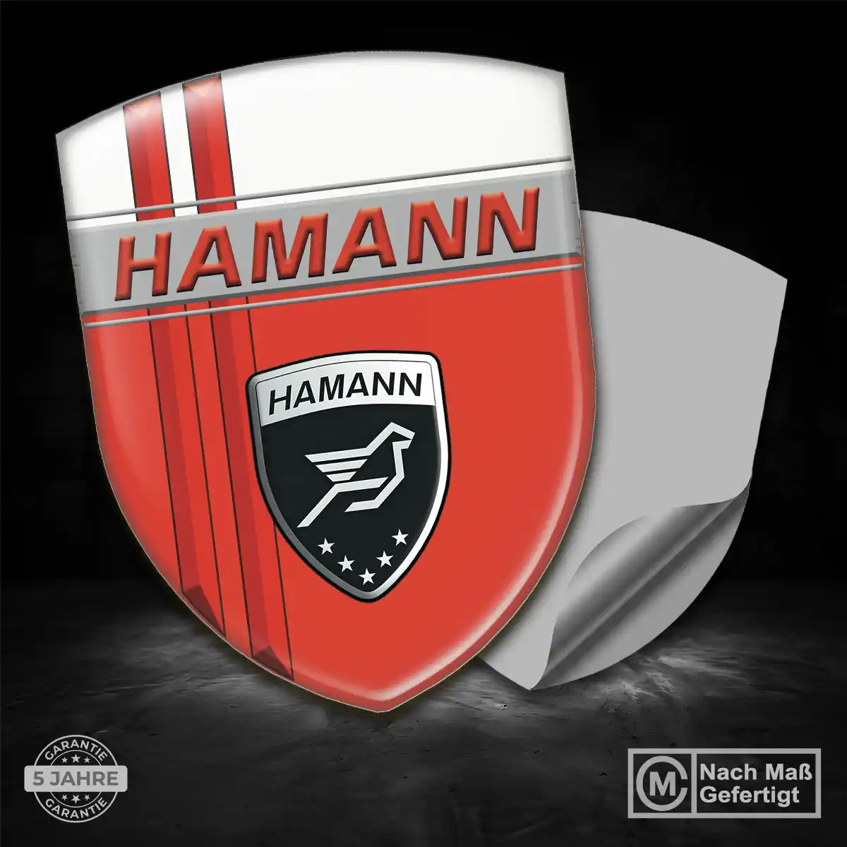Hamann 3D Gel Aufkleber Überzeugende Qualität