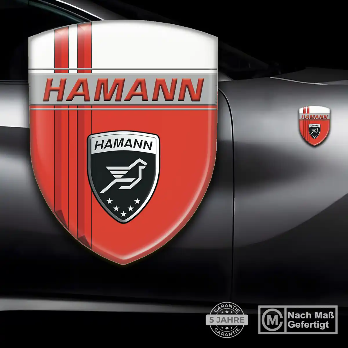 Hamann 3D Gel Aufkleber Überzeugende Qualität